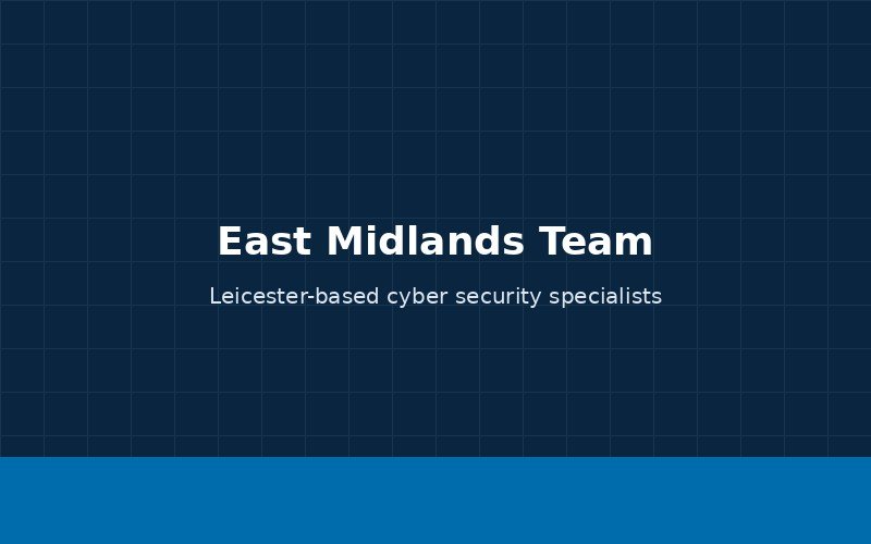 Cyber Root East Midlands team supporting local businesses